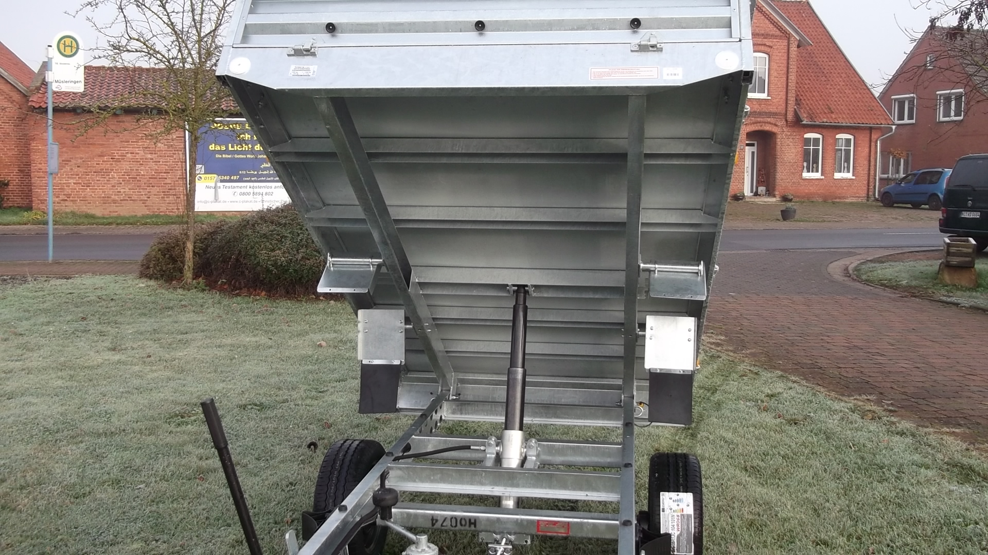 Neptun Kipper 1Achser, Akkuschrauberpumpe Kippanhänger 1500 kg! Preisknaller – Bild 7